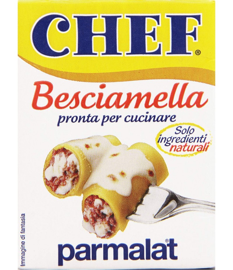 Chef - Besciamella Pronta per Cucinare, solo Ingredienti Naturali, 200ml 