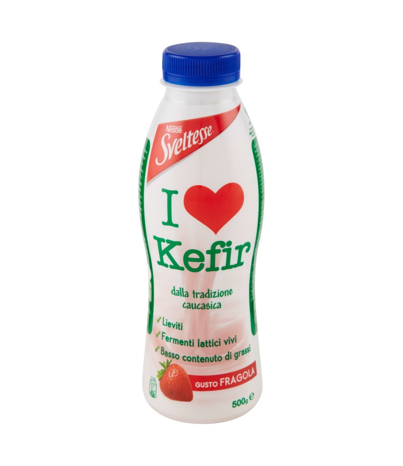 NESTLÉ SVELTESSE I Love Kefir Gusto Fragola 500 g