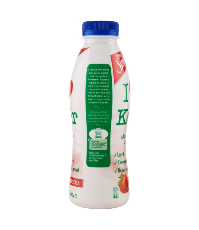 NESTLÉ SVELTESSE I Love Kefir Gusto Fragola 500 g