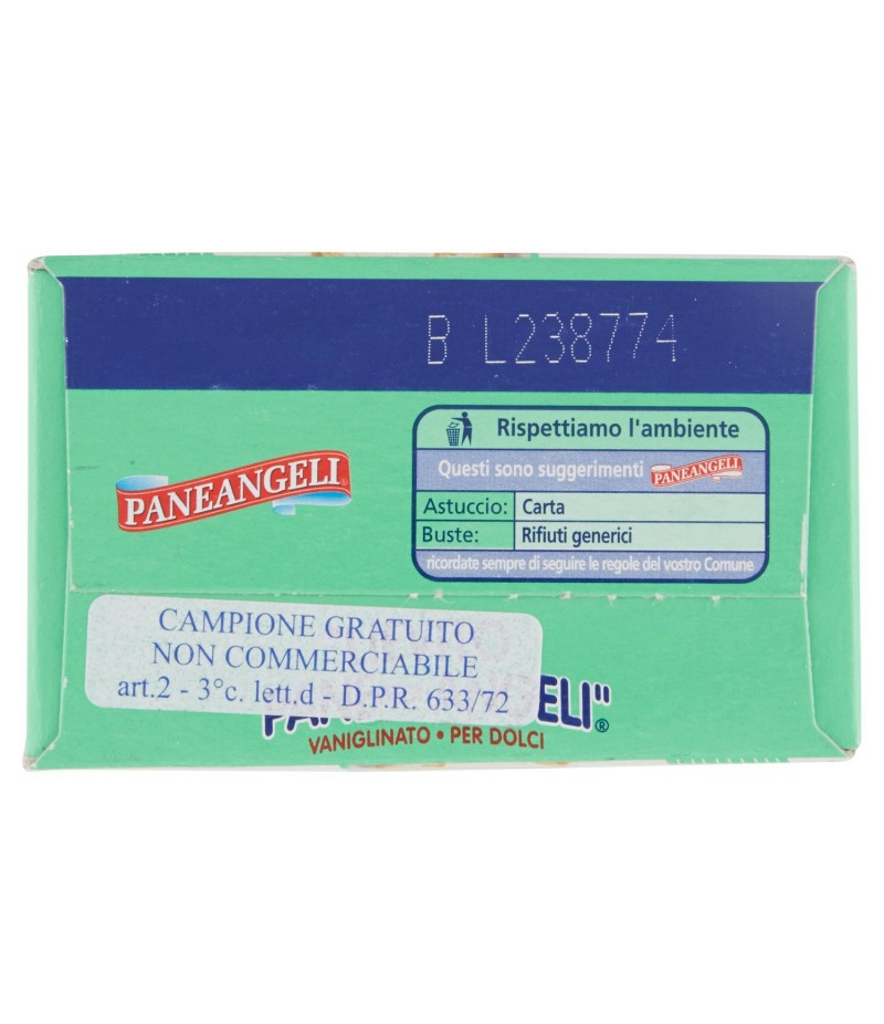 Paneangeli Lievito Pane Vanigliato per Dolci - Confezione de 10 Buste x 16 gr