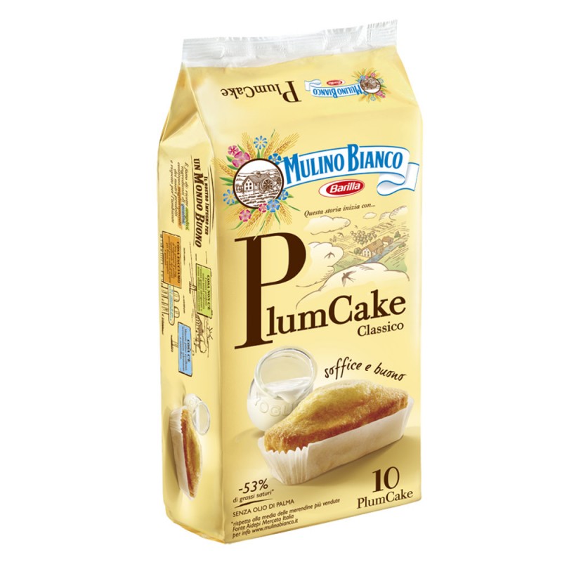 PlumCake Classico allo Yogurt Mulino Bianco Confezione da 330 Grammi 10 Plumcake