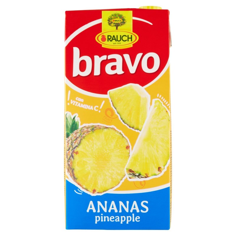 Rauch - Succo BRAVO  Ananas, con Vitamina C - 2000 ml