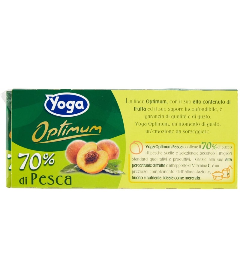 Yoga Succo di Frutta Pesca - 3 x 200 ml - Vico Food Box