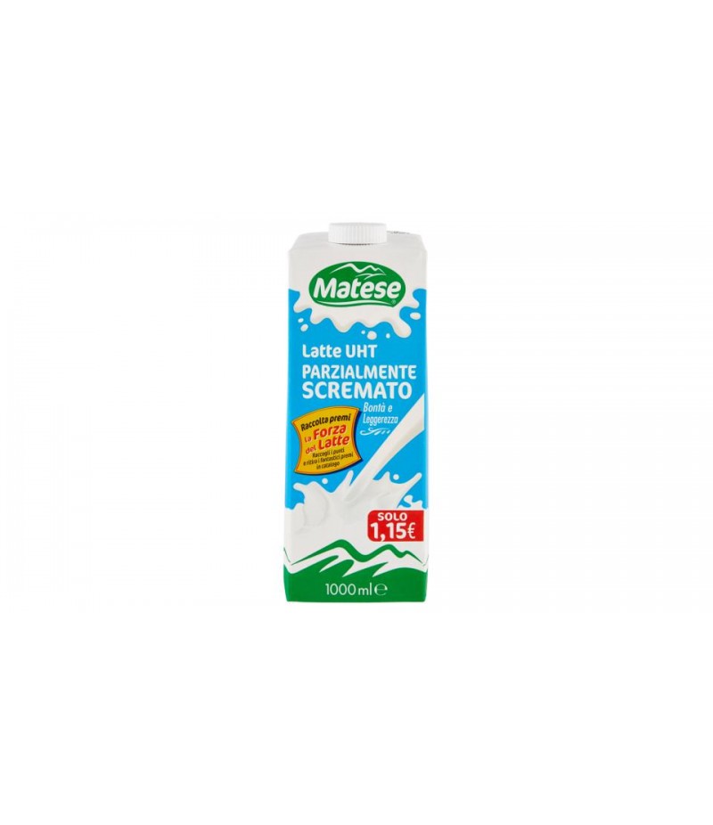 LATTE MATESE PARZIALMENTE SCREMATO (VALIGETTA 1LTX 6 UHT) 