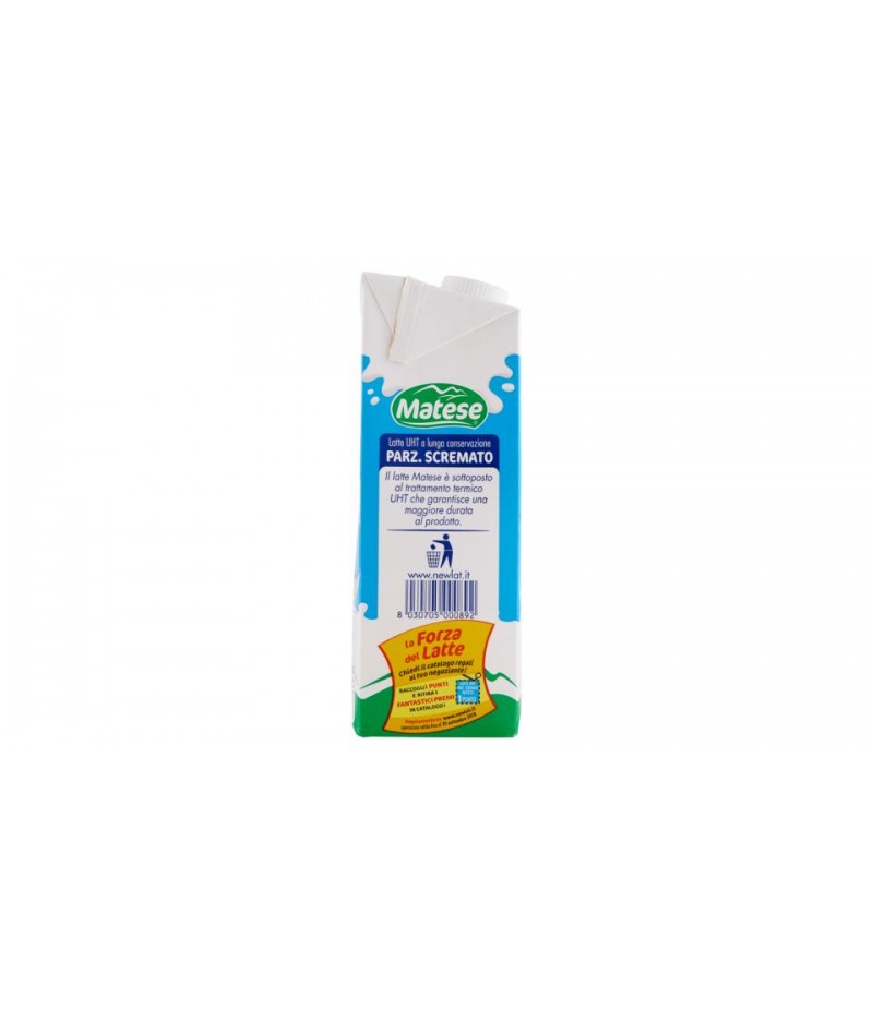 LATTE MATESE PARZIALMENTE SCREMATO (VALIGETTA 1LTX 6 UHT) 