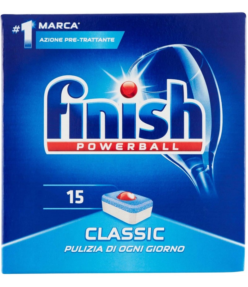 Finish Power Detergente LAVASTOVIGLIE , 15 Tabs Regular, 280 gr