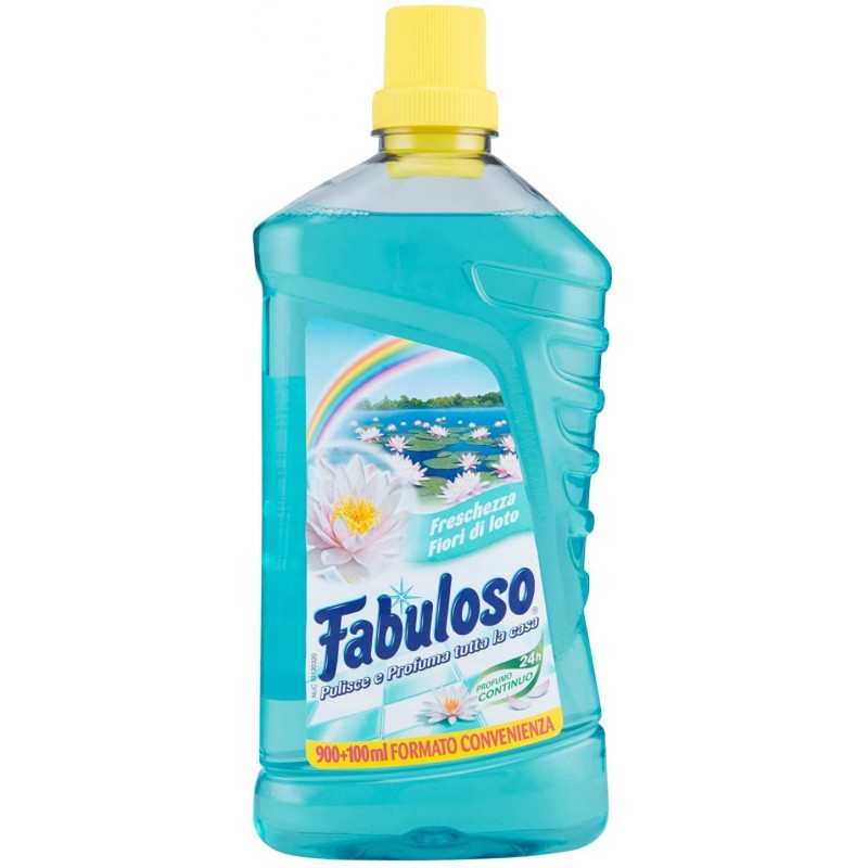 Fabuloso - Detergente Liquido per Superfici Casa, Freschezza Fior di Loto - 1000 ml