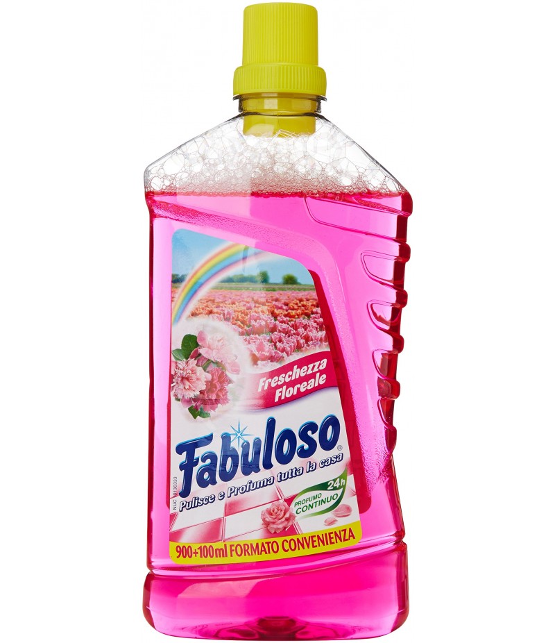 Fabuloso Freschezza Floreale Detergente Profumante per Tutte le Superfici Lavabili – 1000 ml