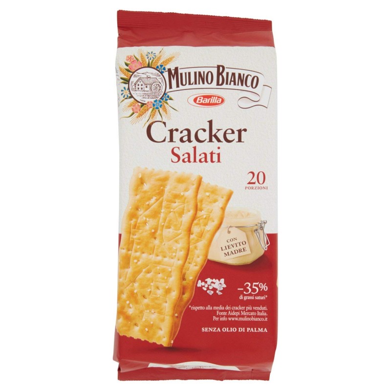 Mulino Bianco, Sfoglia di Grano, Cracker Salati - 500 gr 