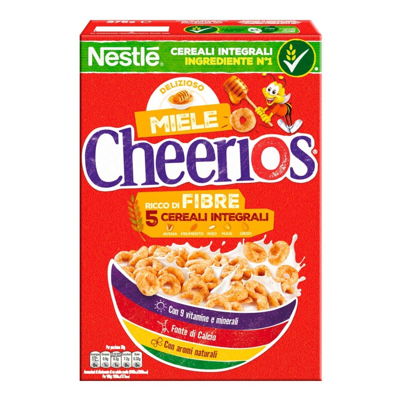 Cheerios Miele Ciambelline ai Cereali Integrali con Miele - 375 gr