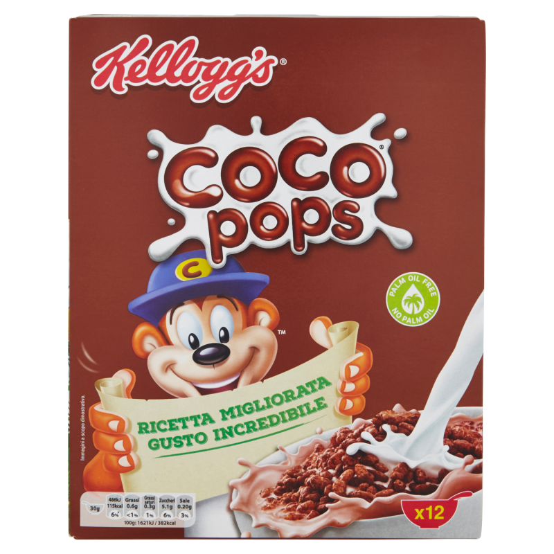 COCO POPS RISO SOFFIATO KELLOGG'S X12 365G