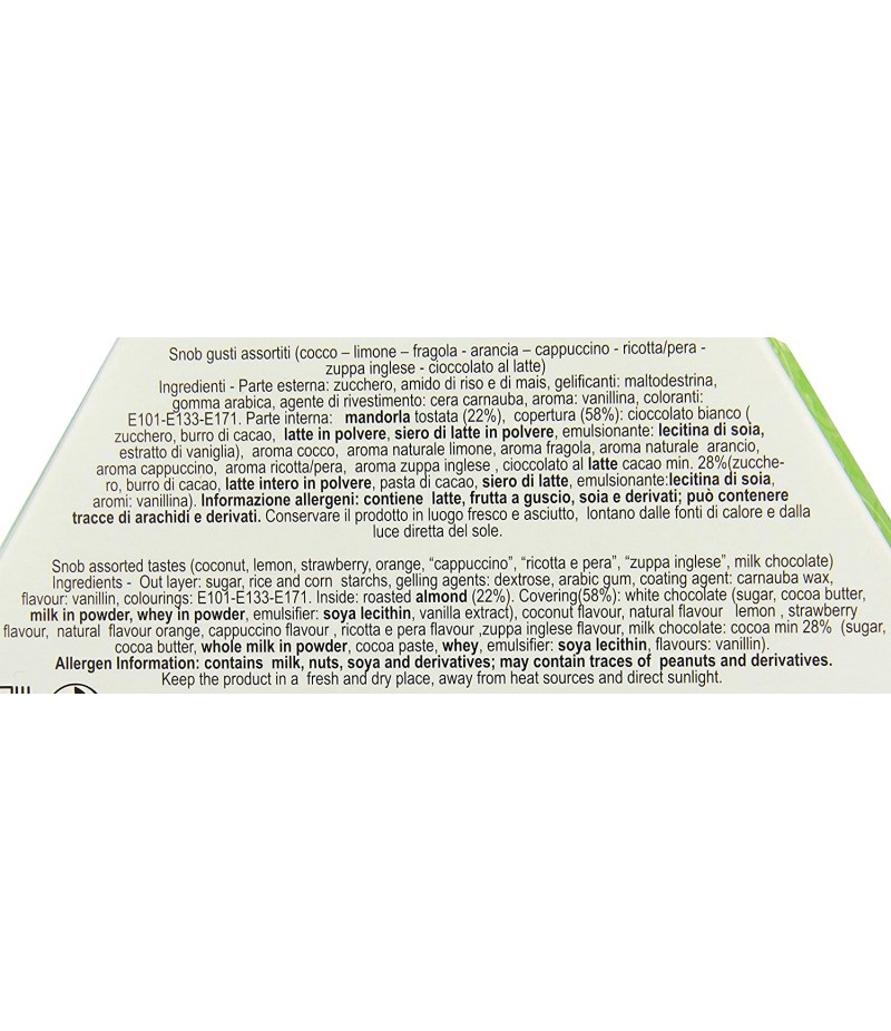 Crispo Confetti Snob Lieto Evento - Colore Verde - confezione da 500 g Crispo Confetti Snob Lieto Evento - Colore Verde - confezione da 500 g