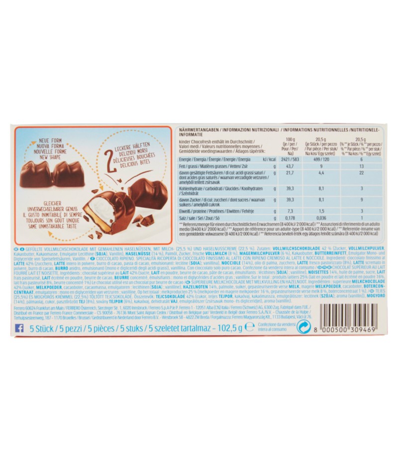 Kinder Choco fresh 5 x 20,5 g