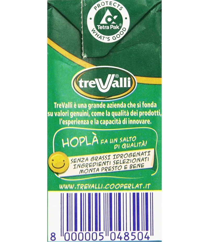 PANNA DA MONTARE ZUCCHERATA HOPLA' 200 ML