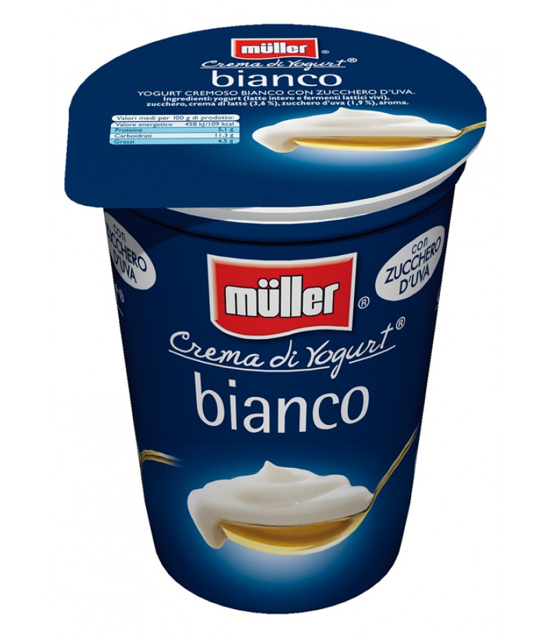 MULLER yogurt bianco 500 GR