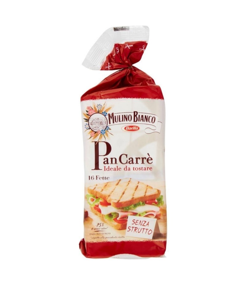 PAN CARRE' MULINO BIANCO X16