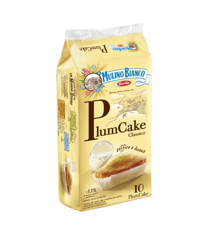 PlumCake Classico allo Yogurt Mulino Bianco Confezione da 330 Grammi 10 Plumcake