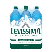 ACQUA NATURALE LEVISSIMA 1,5 LT (CONFEZIONE 6 BOTTIGLIE)
