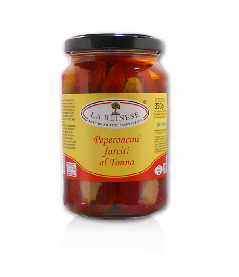 PEPERONCINI FARCITI CON TONNO LA REINESE 340GR