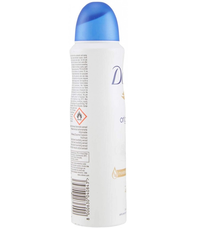 DOVE DEO SPRAY 150ML ORIGINAL