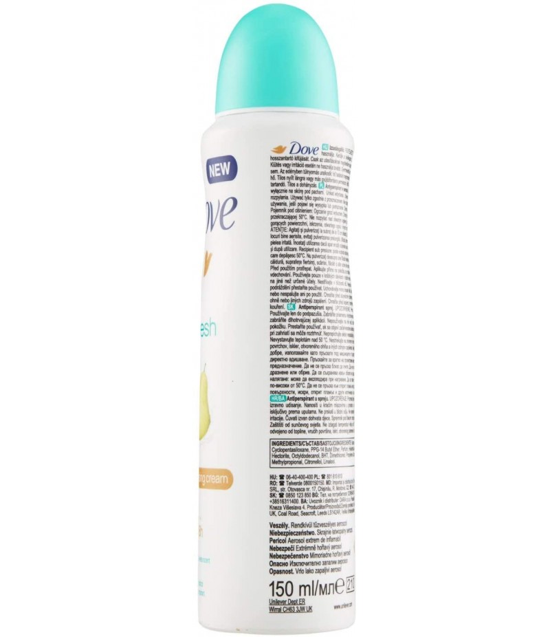 DOVE DEO SPRAY Aloe & Pera  150 ML 