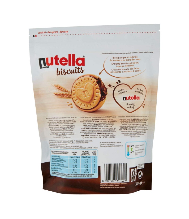 Nutella - Nutella Biscuits, 304 grams Nutella - Nutella Biscuits, 304 grams