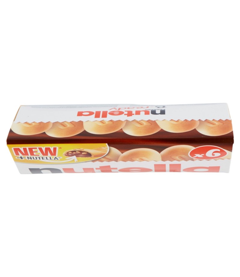Nutella B-Ready Ferrero confezione (132G) 6pz da 22gr Nutella B-Ready Ferrero confezione (132G) 6pz da 22gr