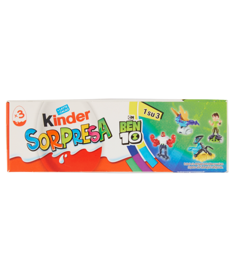 OVETTI KINDER FERRERO BEN10 20 (CONFEZIONE 3 PEZZI)