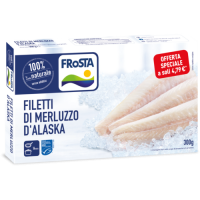 FILETTI DI MERLUZZO D'ALASKA FROSTA  CONF 300 GR 